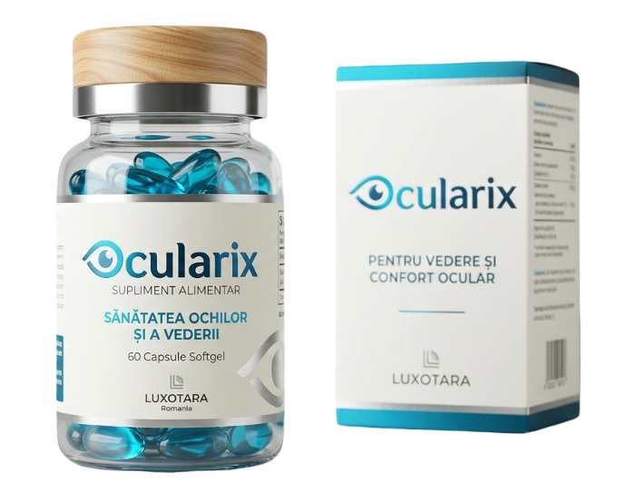 Cutie Ocularix cu 60 capsule, suplimente alimentare